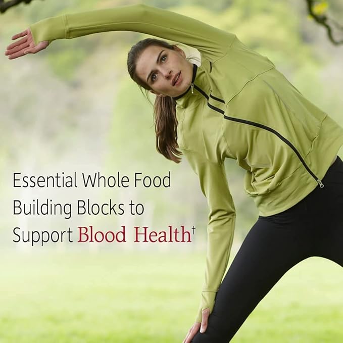 Vitamin Code Healthy Blood 60ct Capsules & Zinc Supplements 30mg High Potency Raw Zinc and Vitamin C Multimineral Supplement