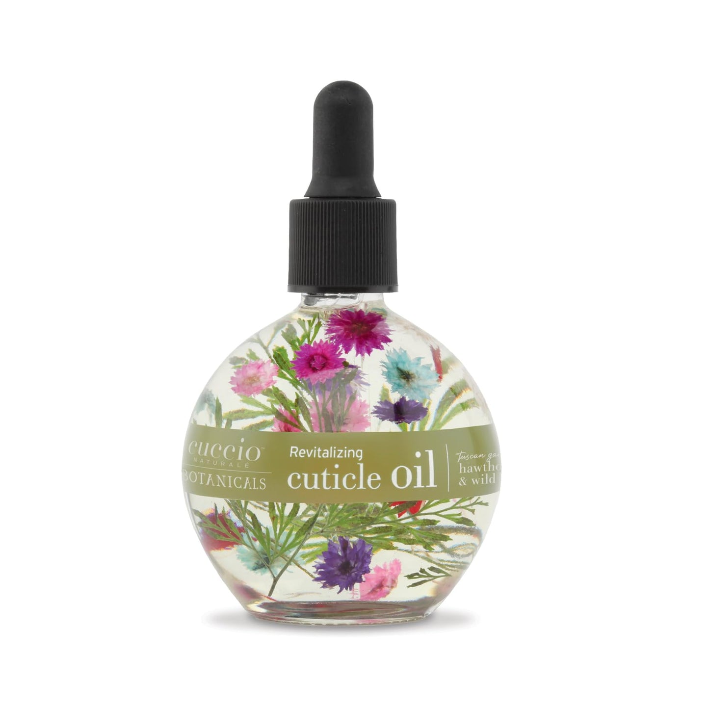 Cuccio Naturale Italian Garden Collection Revitalizing Cuticle Oil – Tuscan Garden with Hawthorn & Wild Daisy – Hydrating and Nourishing Cuticle Oil for Stronger, Healthier Nails – 2.1 oz