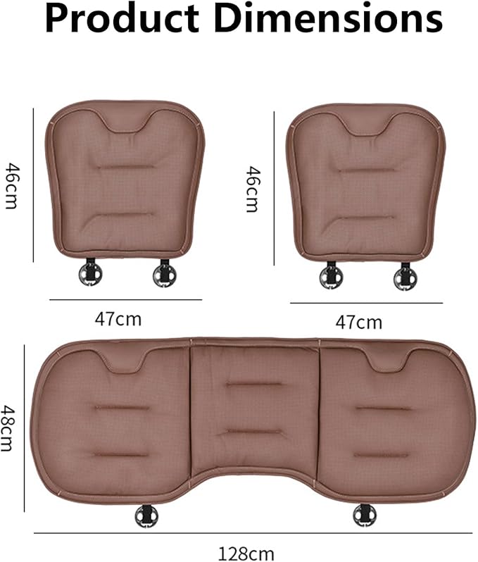 Car Seat Cushion for Porsche Macan 2015-2025-pr, Breathable Non-Slip Driver Seat Pad Ergonomic Memory Foam for Long Driving Car Office,A/2Pcs-Grey