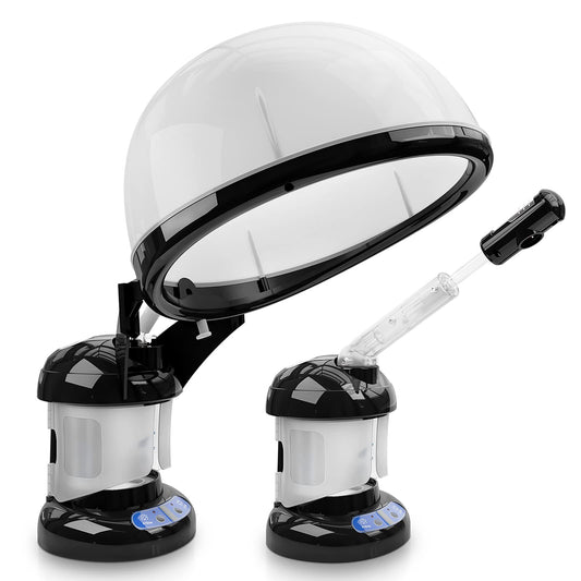 Hair Steamer Kingsteam 2 In 1 Ozone Facial Steamer, Design For Personal Care Use At Home Or Salon Barber