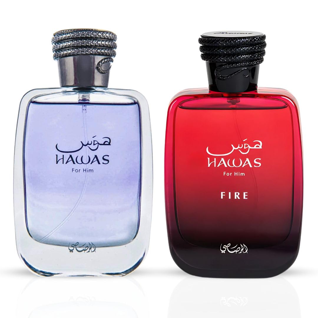 RASASI Hawas & Daarej Arabian Perfume Bundle for Men | Long-Lasting Scents 100ML