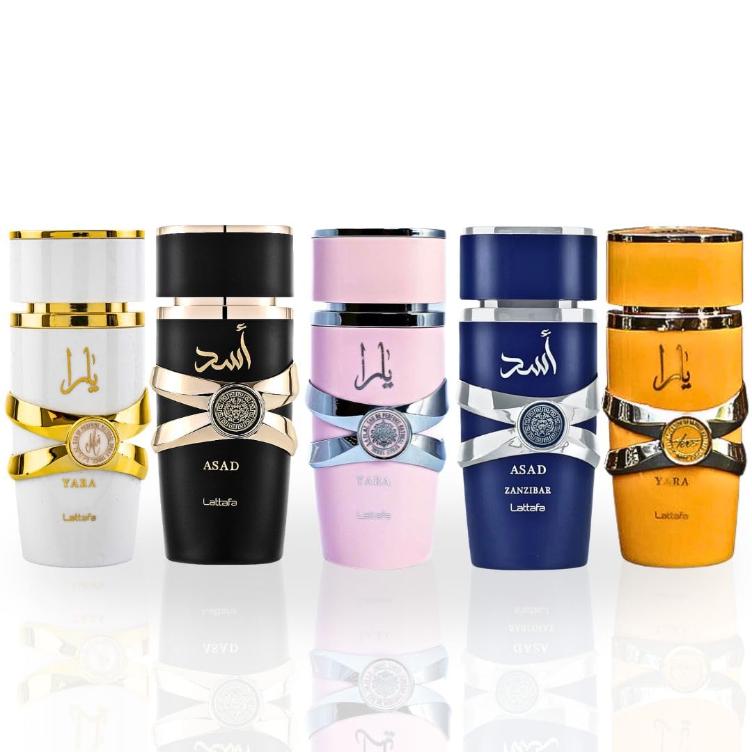 Lattafa Women's Fragrance Bundle | 2 x 3.4 Oz Yara & Yara Candy Eau De Parfum