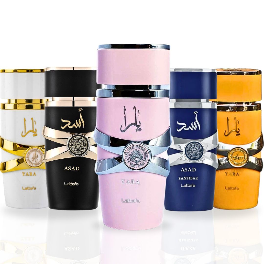 Lattafa Women's Fragrance Bundle | 2 x 3.4 Oz Yara & Yara Candy Eau De Parfum
