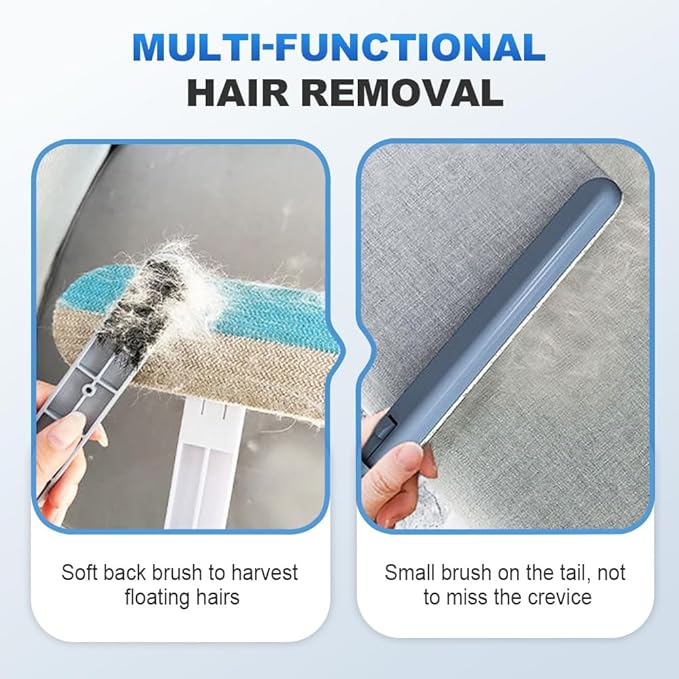 Moonboat Multifunctional Hair Removal Brush, Cleaner Pro Pet Hair, Cat Dog Hair Broom Lint Remover Scraper, Suitable for Carpet Rugs Bed Couch Curtains (A-3PCS)