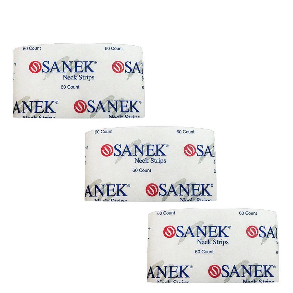 Salon Barber Hair Stylist Graham Sanek 3 Packs Of 60 Neck Strips Sd-40003