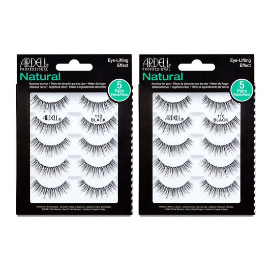 Ardell False Lashes #110 Black, 5 Pairs X 2 Pack