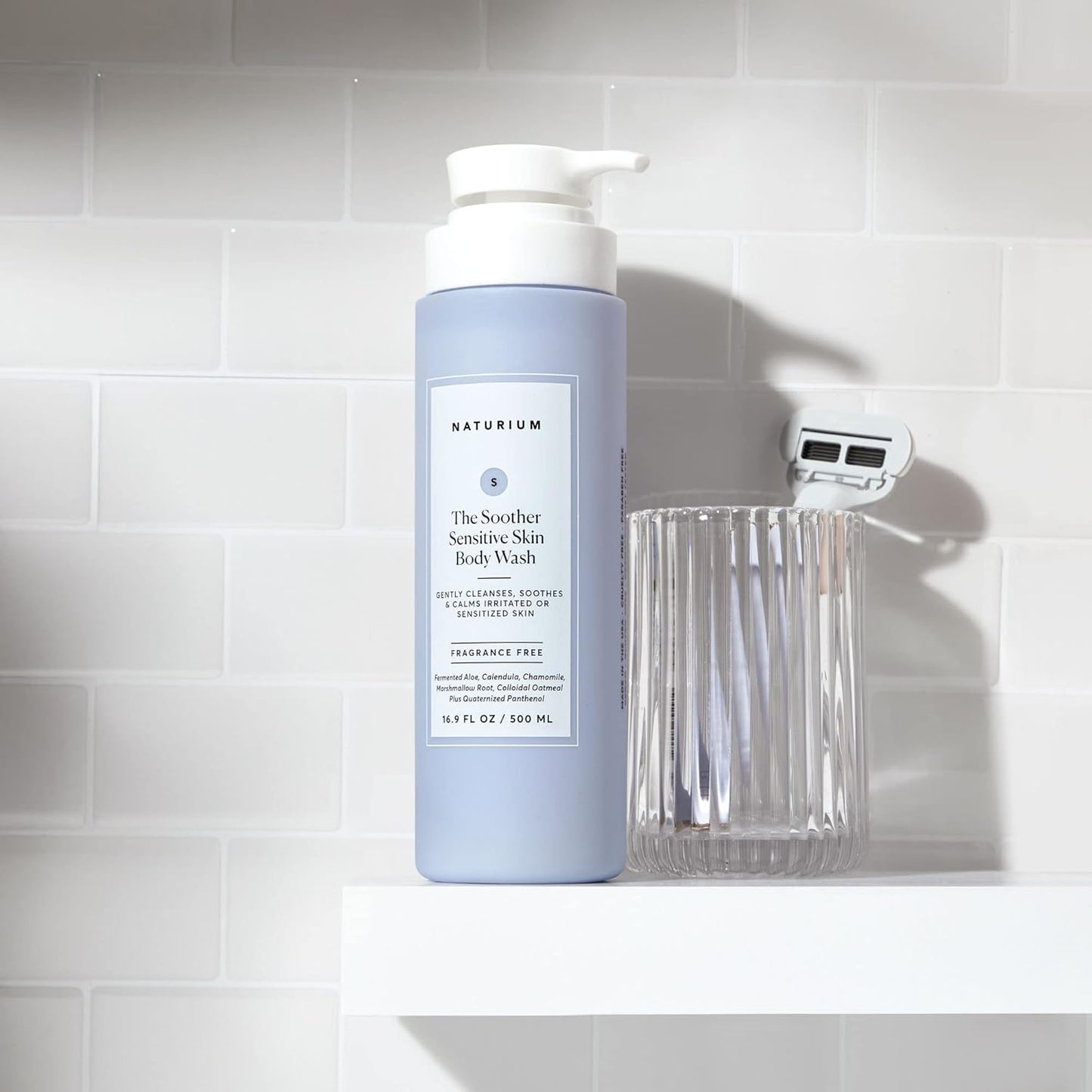 Niacinamide Body Wash | Cleansing & Hydrating Gel-Serum | 16.9 oz | Paraben-Free