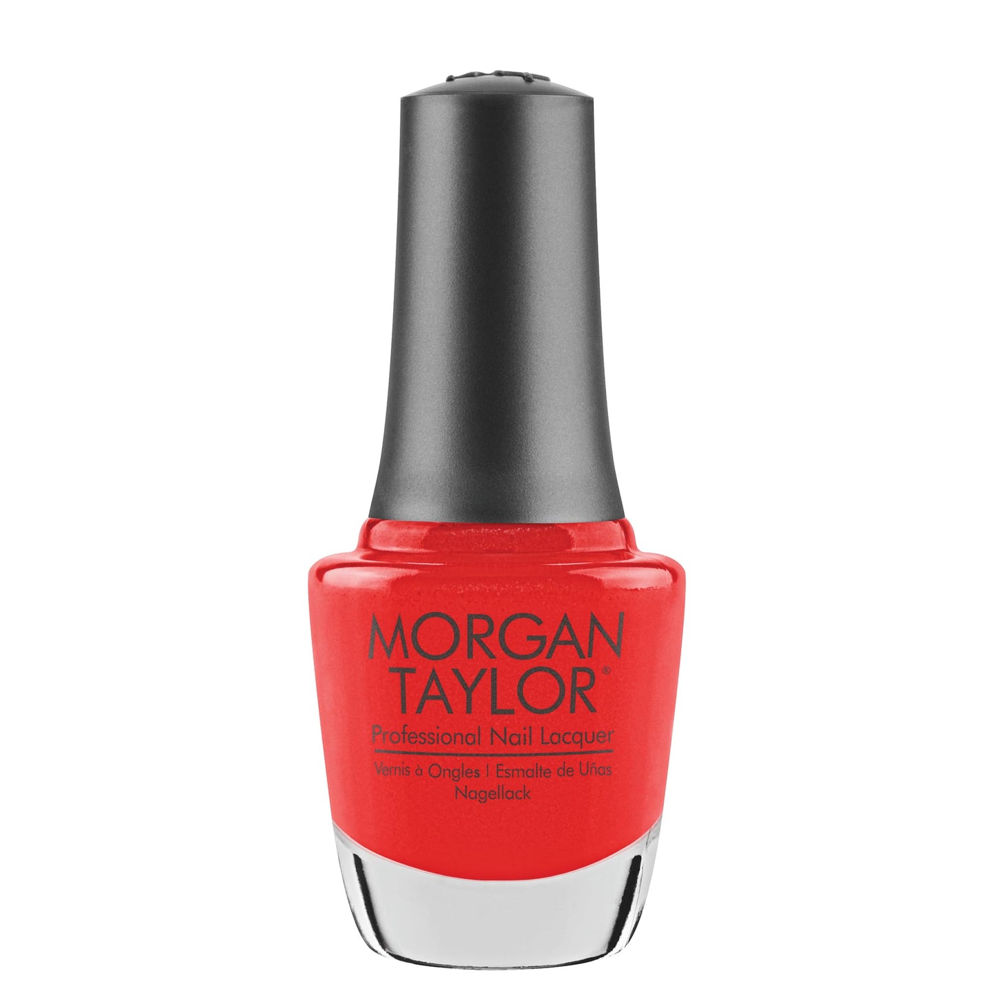 Morgan Taylor Nail Lacquer (Flamingo Float) Red Nail Polish, Finger Nail Polish, Long Lasting Nail Polish, Red Nail Lacquer, Fin