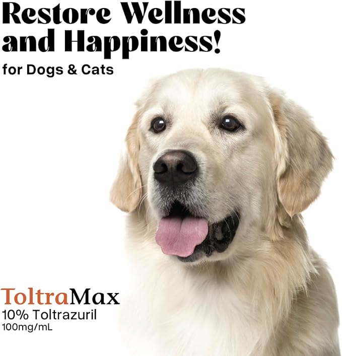 Vetr's Toltramax Toltrazuril Powder for Horses, Dogs, Cats, 100g (10.0%, Chicken)