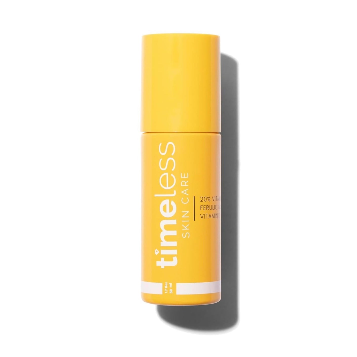 Timeless Skin Care 20% Vitamin C + E Ferulic Acid Serum - 1.7 Fl Oz - Lightweight, Non-Greasy Formula - Use Daily to Brighten, R