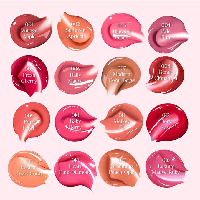 CLIO Crystal Glam Tint |Glossy Finish, Lightweight, Weightless, Buildable, Glass-Like, Smoothing, Long-Lasting, Vivid, Transparent, Shiny, Moisturizing, Hydrating (02 Summer Apricot)