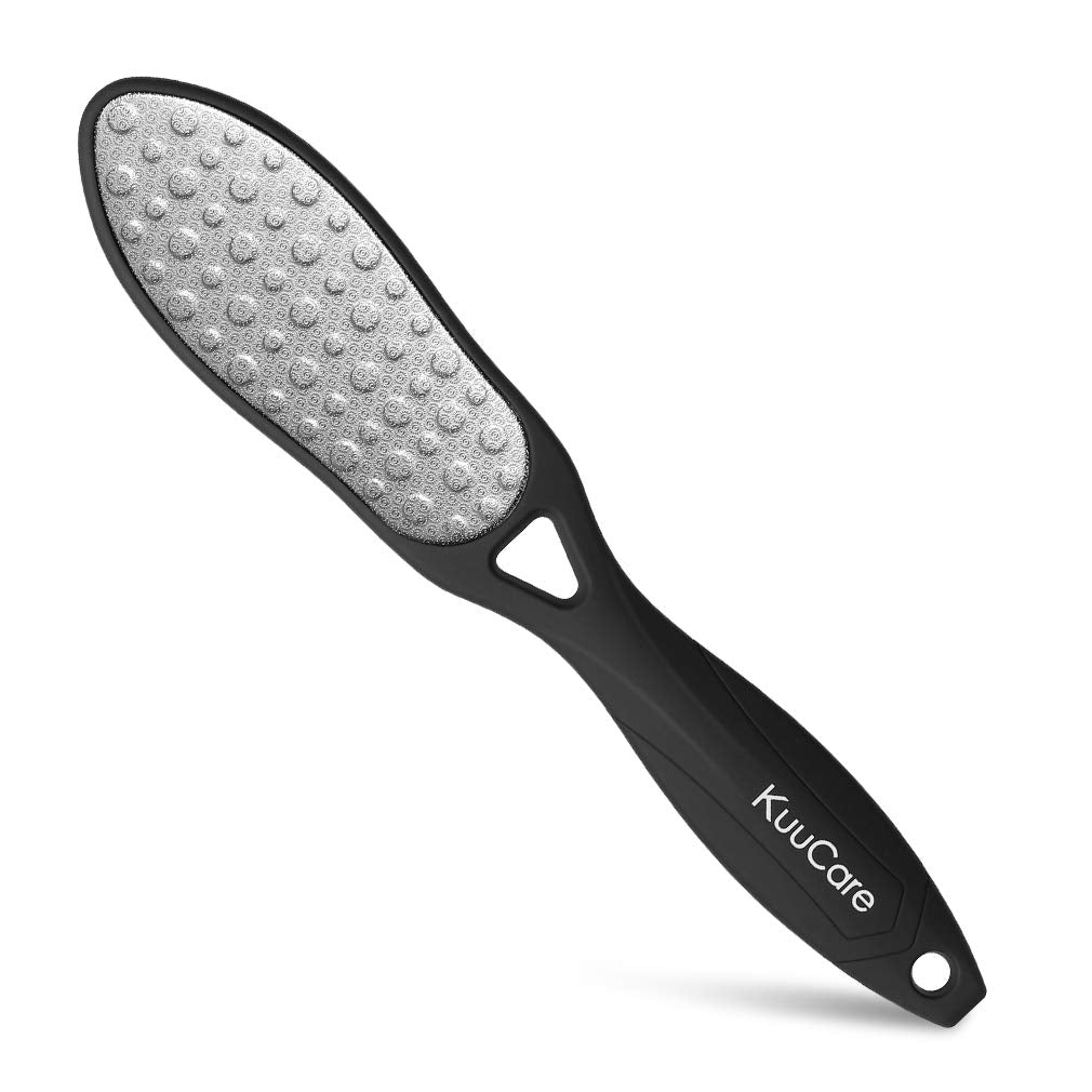 Pedicure Foot File Callus Remover For Feet, Double-Sided Colossal Pedicure Tools, Metal Surface Foot Scrubber, Stainless Steel F