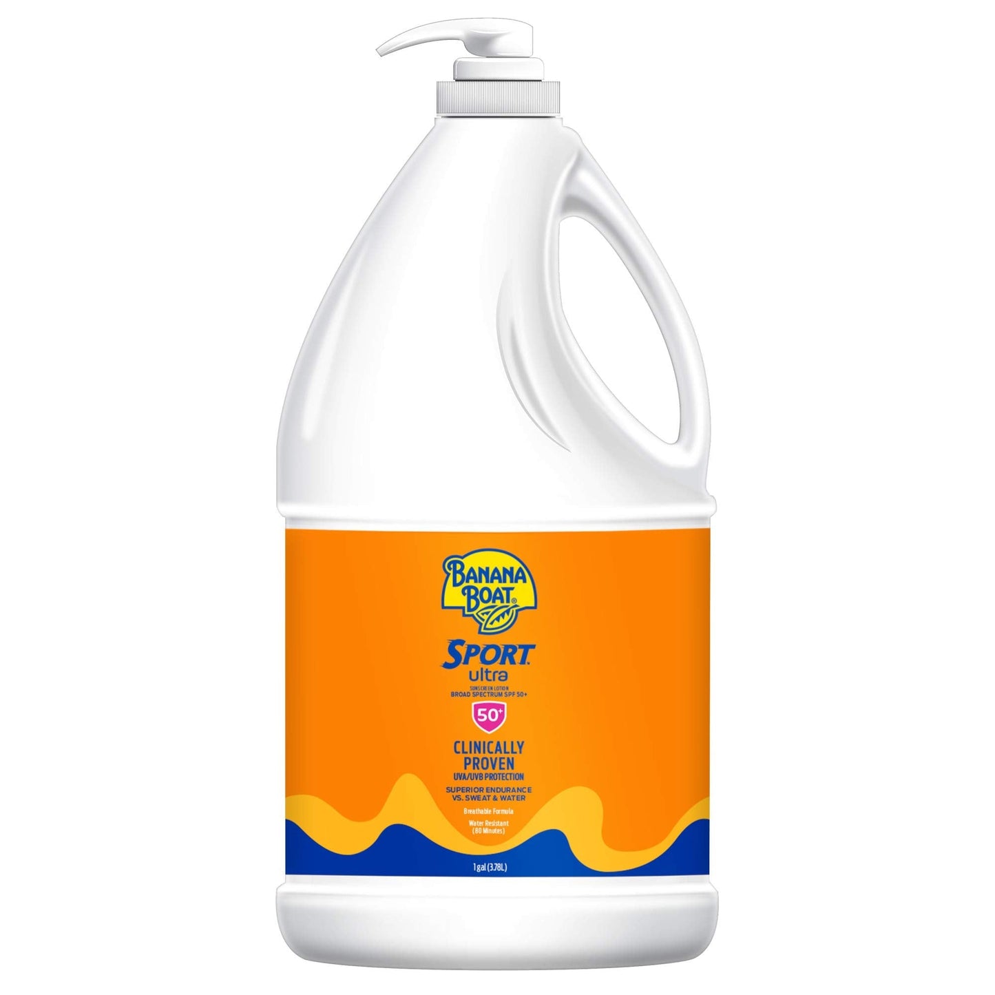 Banana Boat Sport Ultra Spf 50 Sunscreen Lotion, 128Oz | Bulk Sunscreen, Banana Boat Sunscreen Spf 50 Lotion, Oxybenzone Free Su