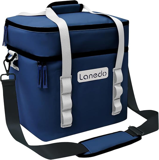 Lisa Lunch Soft Cooler 20/36 Can, Insulated Bag Portable Ice Chest Box for Lunch, Beach, Drink, Beverage, Travel, Camping, Picnic, Car, Trips, Cooler Leak-Proof