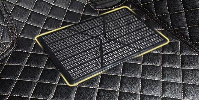 Custom Floor Mats for Cars fit 95% Sedan SUV Sports Car Full Coverage All Weather Men Women Pads Protection Non-Slip Leather Floor Liners (red Stitching)
