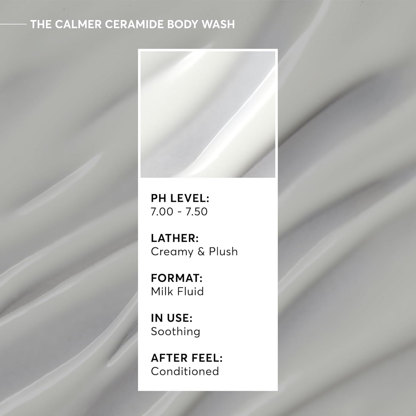 Naturium Calmer Ceramide Body Wash | Fragrance-Free & Moisturizing | 16.9 oz