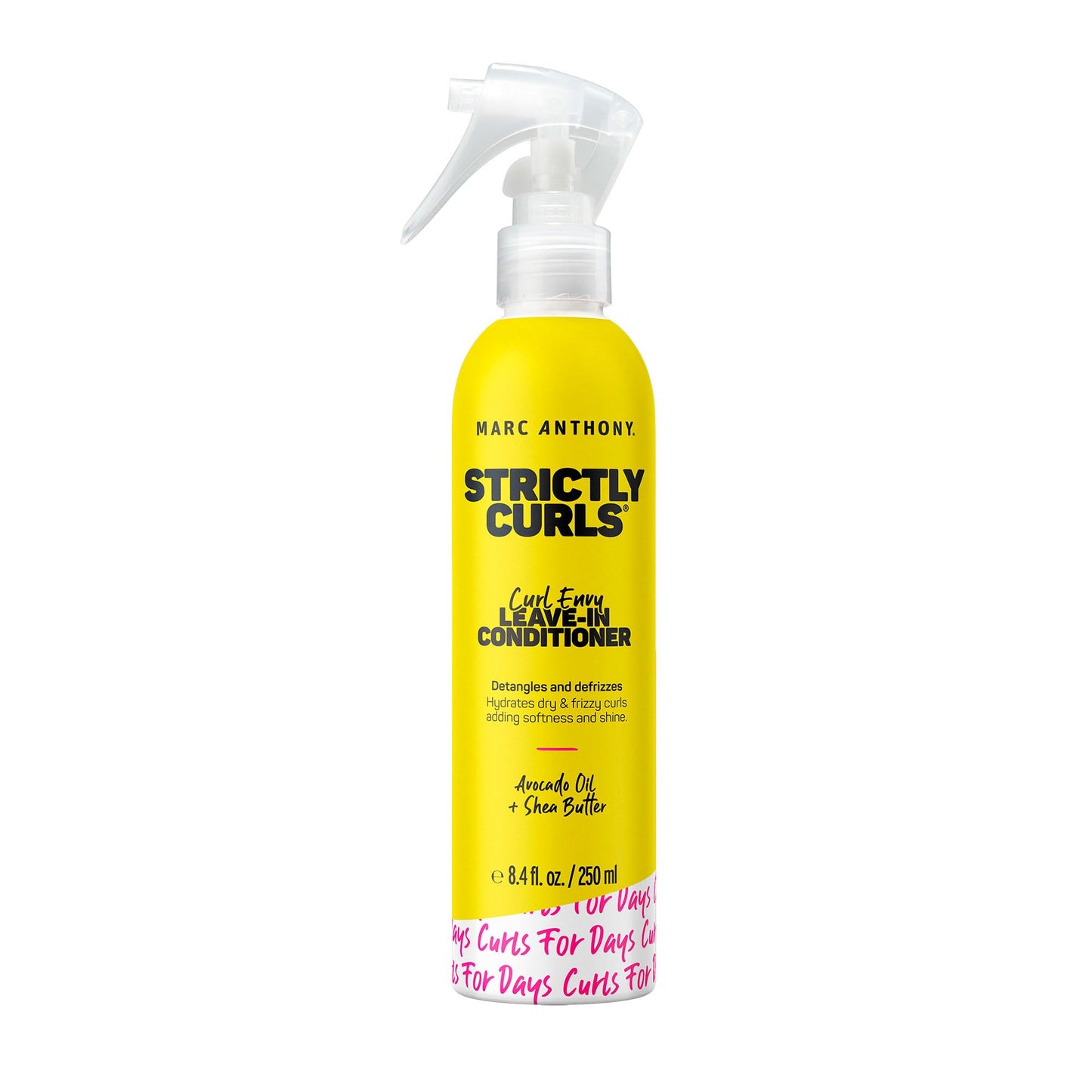 Marc Anthony Leave-In Conditioner, Strictly Curls - Shea Butter, Vitamin E & Avocado Oil Softens & Defines Coarse Curls - Sulfat