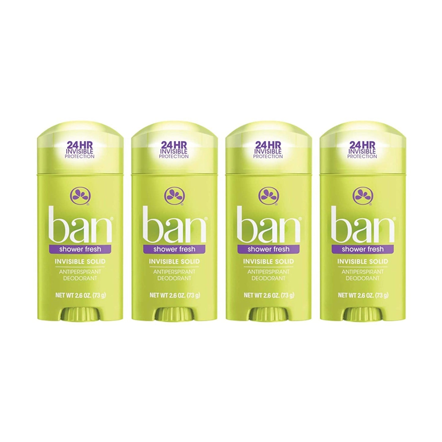 Ban Shower Fresh 24-Hour Invisible Antiperspirant, Solid Deodorant For Women And Men, Underarm Wetness Protection, With Odor-Fig