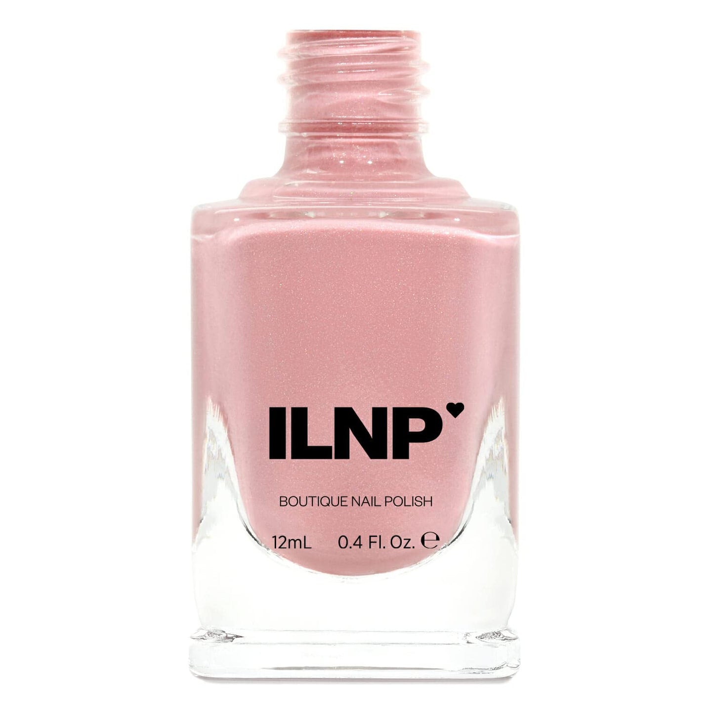 Ilnp Full Bloom - Creamy Peachy Pink Holographic Nail Polish