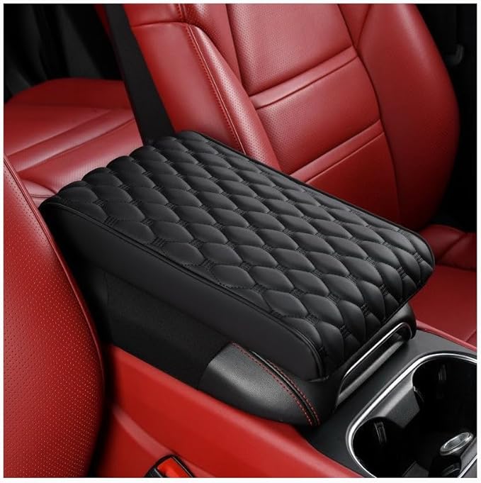 Auto Armrest Cushion Pads for Lincoln Town Car III(1998-2003) Accessories Car Centre Console Armrest Pad Durable Material and Easy to Clean-is Waterproof and Anti-Scratch
