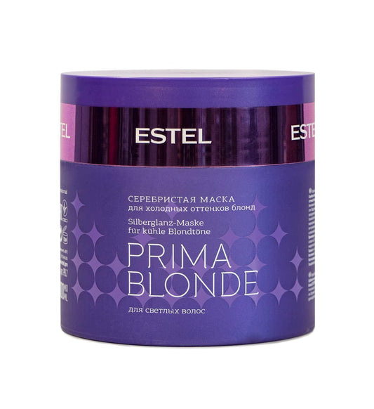 Estel Prima Blonde Purple Hair Mask For Cold Blond Shades, 300 Ml