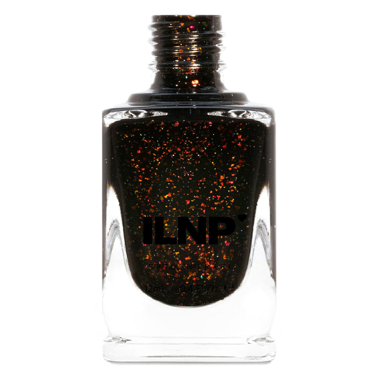 Ilnp Hex - Black Jelly Shimmer Nail Polish