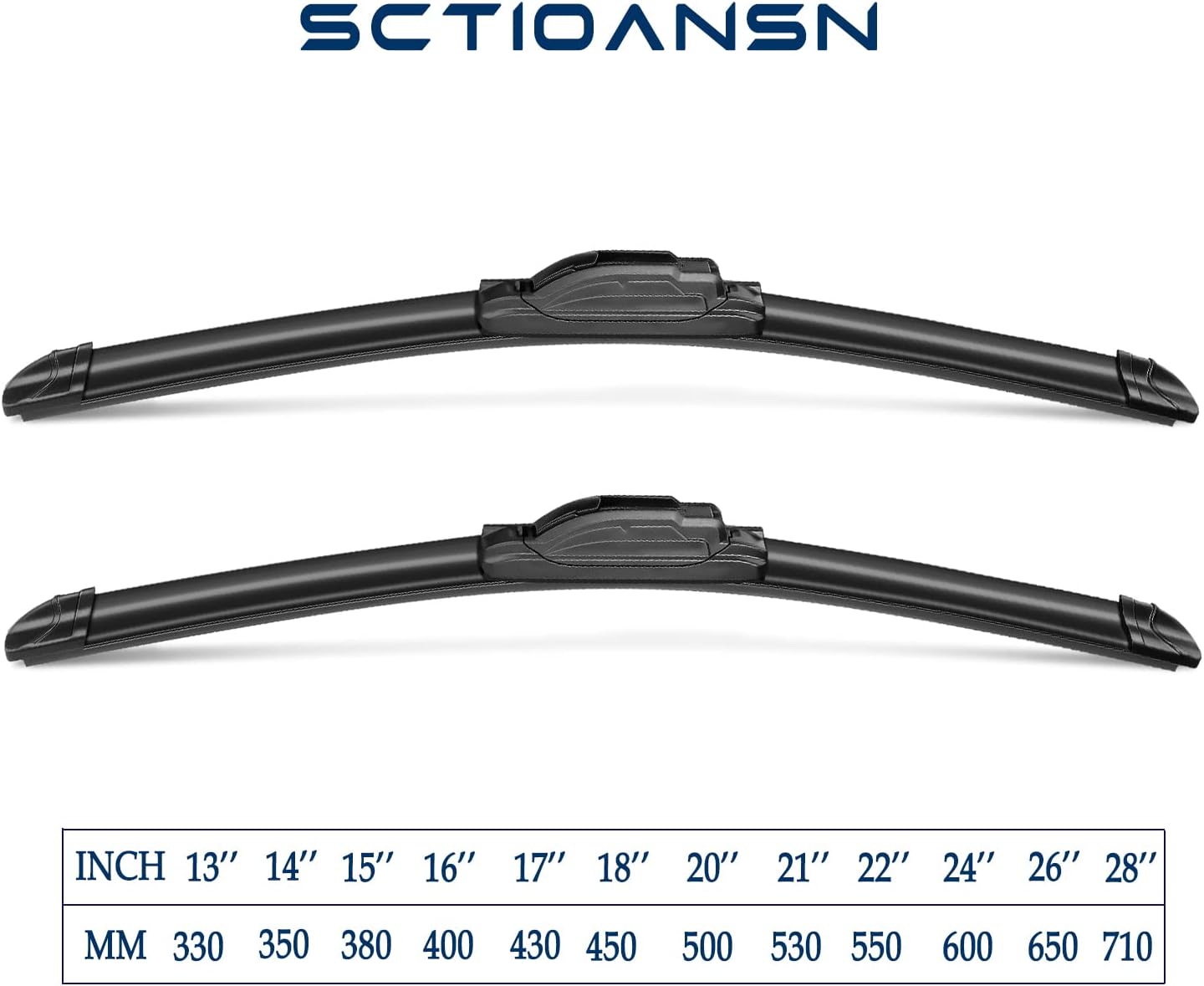 3Pcs Windshield Wipers for Mazda 3 2010 2011 2012 3013, All Seasons Original Equipment Automotive Replacement Windshield Wiper Blades- 24"/19"/14" (Pack of 3) J-HOOK