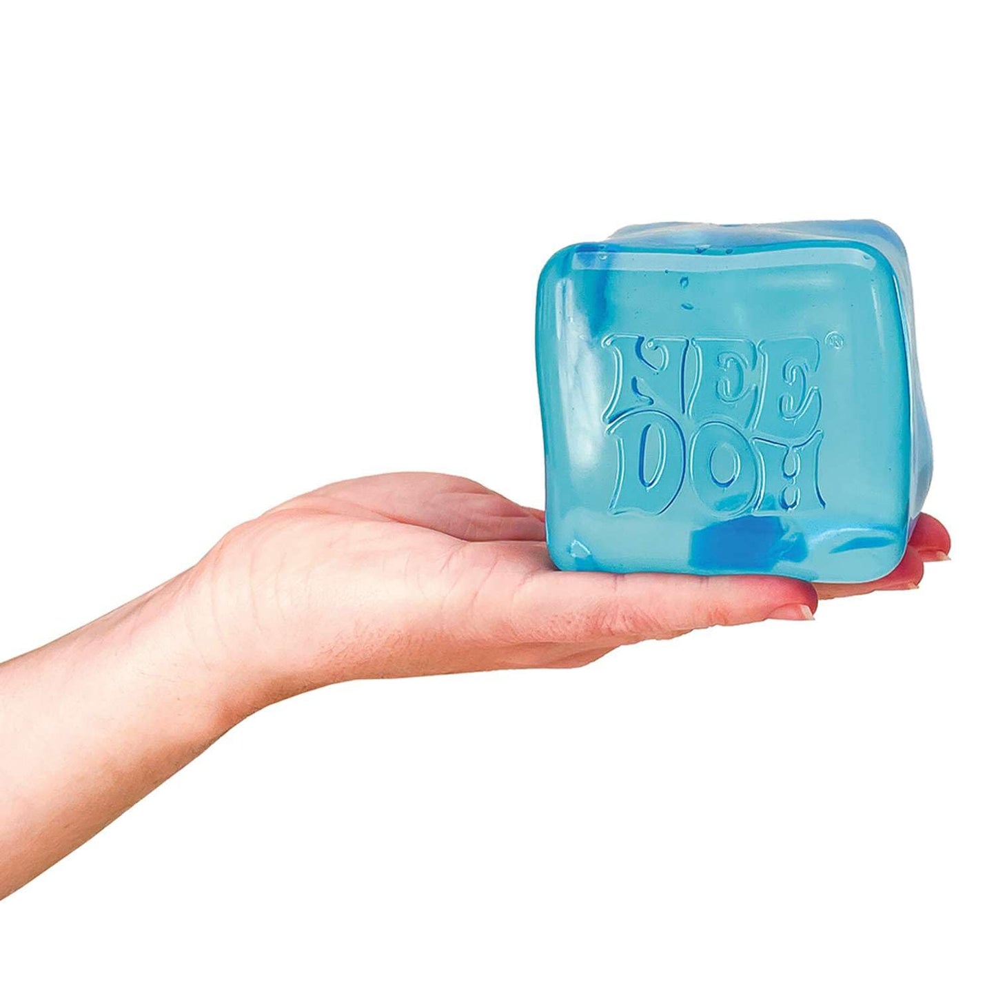 Schylling NeeDoh Nice Berg - Giant NeeDoh Nice Cube - Sensory Squeeze Toy with a Super Solid Squish - Ages 3 and Up - One Cube