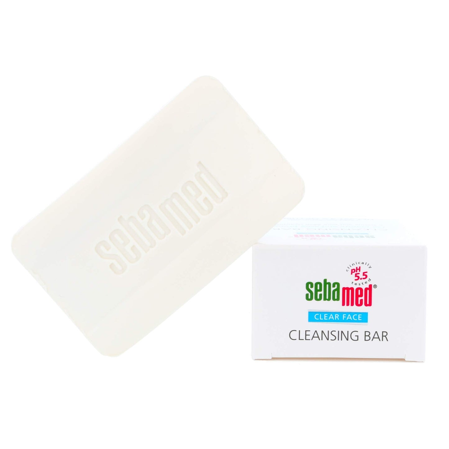 Sebamed Clear Face Teenage Cleansing Bar 100G - Effectively Reduces Pimples And Blackheads - For Impure And Acne Prone Skin - Pa