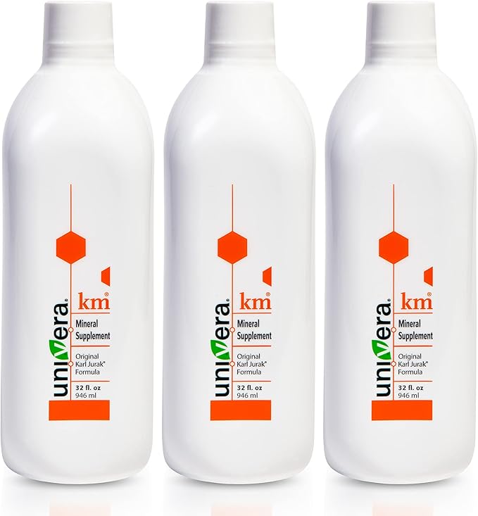 Univera KM Mineral Supplement | Original Karl Jurak Formula | Rich in Potassium & Vitamins | Stabilizes pH Balance | Supports Digestion + Nutrient Absorption | Natural Phytonutrients | 90 Day Supply