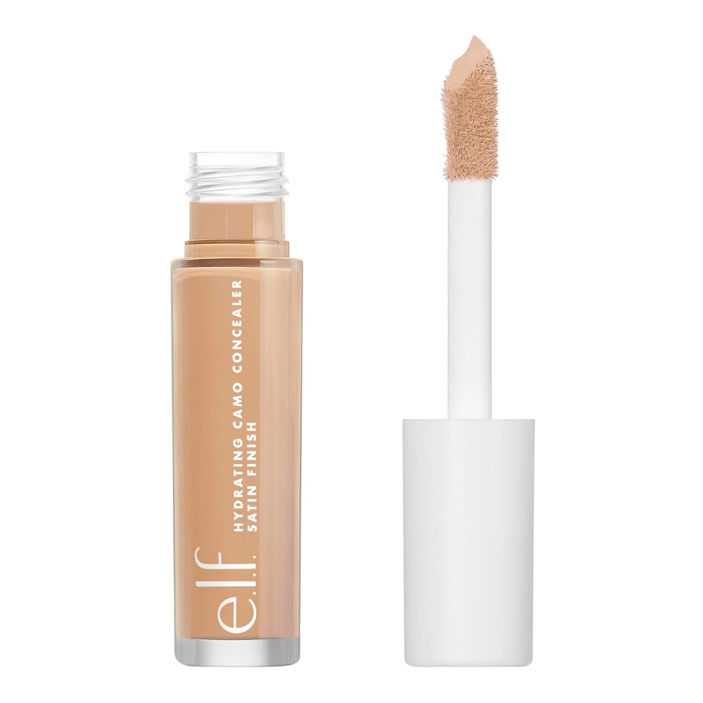 e.l.f. Hydrating Camo Concealer | Full-Coverage, Satin Finish | Vegan, Rich Chocolate