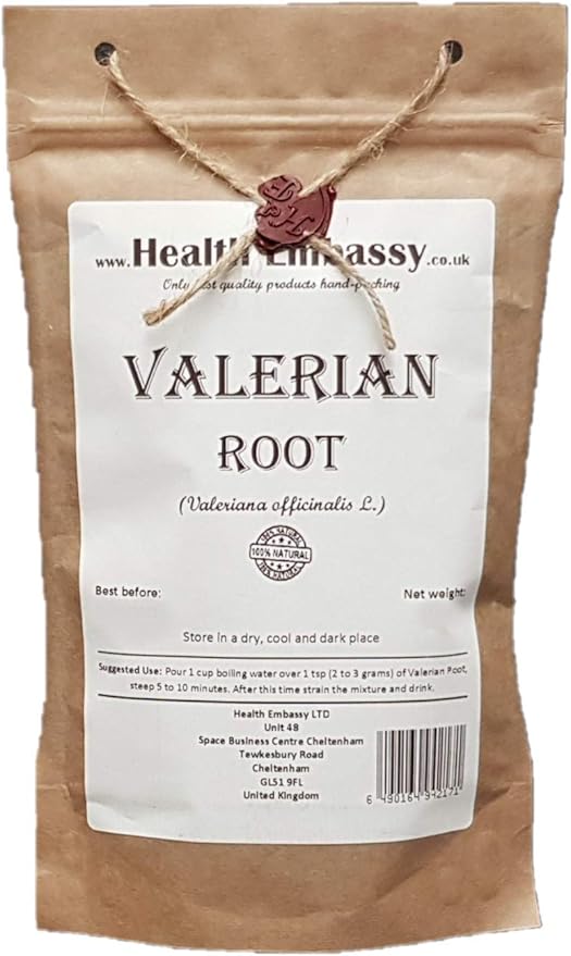 Health Embassy Valerian Root | Valeriana Officinalis L | 100% Natural (100g)