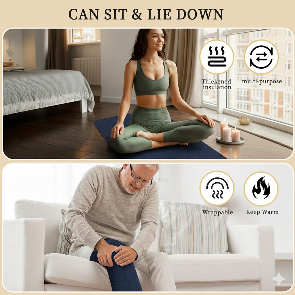 Large Heating Pad,TOPSOSO 20"x40" Extra Large Heating Pad for Back Pain Relief Electric Heating for Period Cramps Shoulders Pain Relief Moist/Dry Heat 10 Heat Setting Auto Shut Off Gift for Women Men