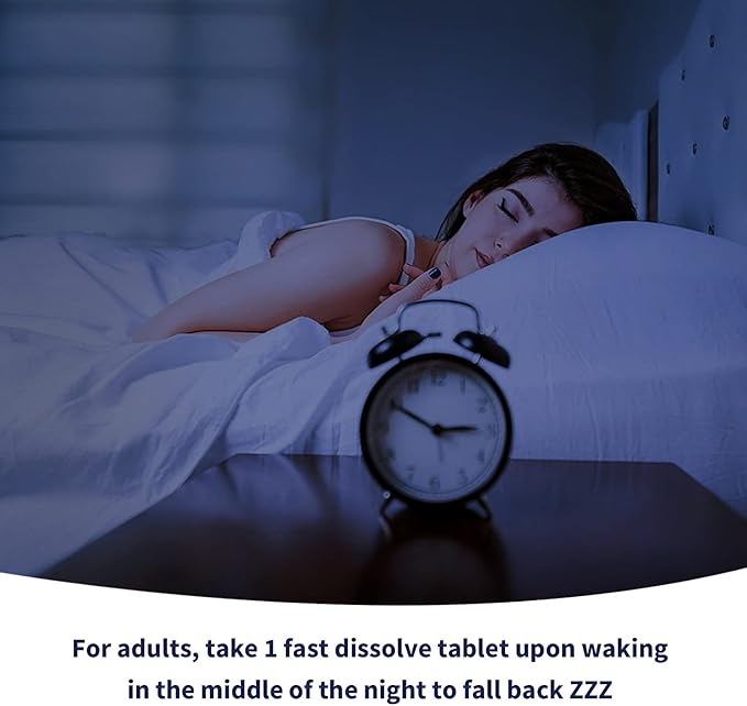 Melatonin 50 mg for Adults - Extra Strength 9-IN-1 Fast Dissolve Sublingual - w/ Vitamin D3 & MSM, Relaxing Herbal Blend-Ashwagandha, Lemon Balm, Passionflower,Chamomile,Sugar Free, Vegan 180 Servings