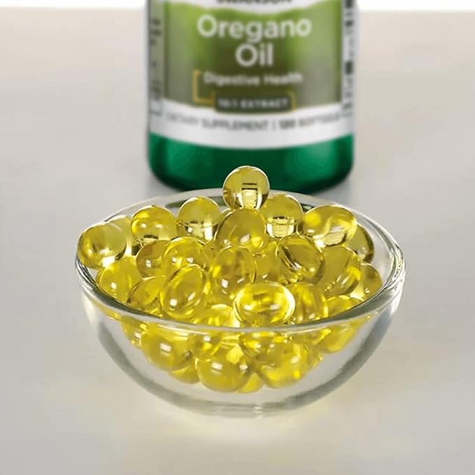 Swanson Oregano Oil 10:1 Extract - Natural Supplement Promoting Digestive Health & Respiratory Support - Supports Gastrointestinal System & Urinary Tract Health - (120 Softgels, 150mg Each) (4 Pack)