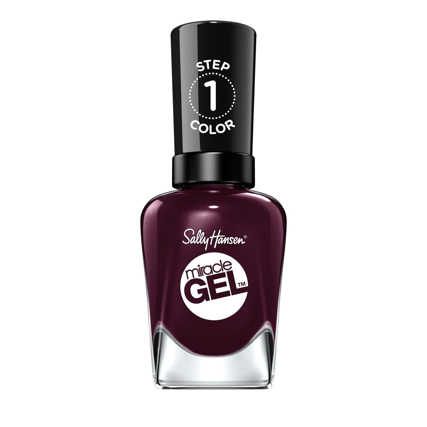 Sally Hansen Miracle Gel Nail Polish, Shade Cabernet With Bae #492