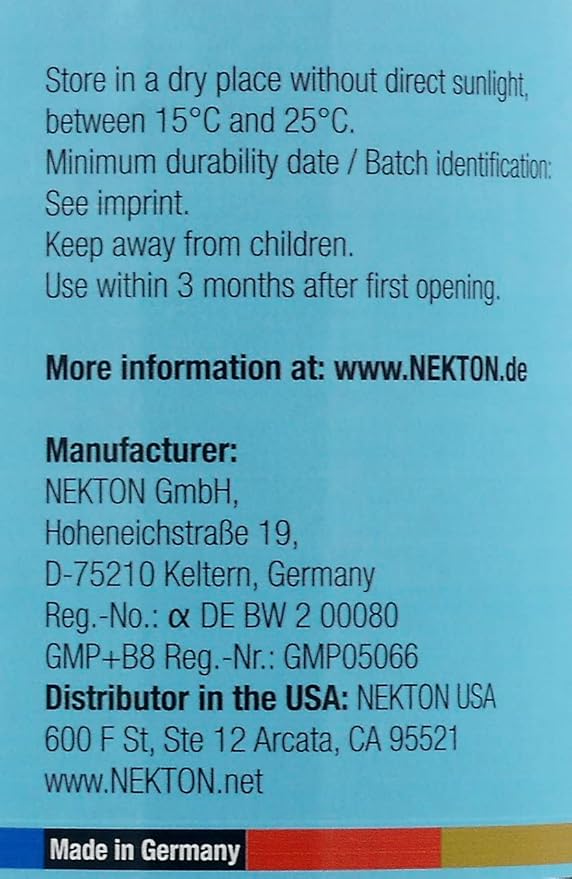 Nekton Calcium Plus - Calcium with Magnesium & Vitamins, White, 330g/11.64 oz