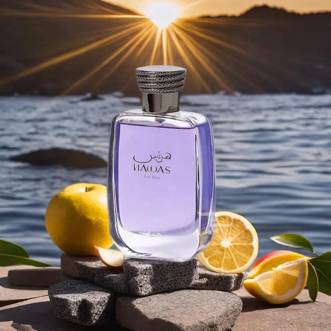RASASI Hawas For Men | 100ML Long-Lasting Arabian Eau De Parfum - Bold Fragrance