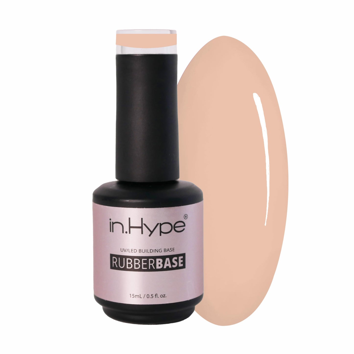 N.Hype Cover Rubber Base Coat. Uv/Led Curable. Correcting Coating With Enhanced Adhesion. Soak Off Beige Tuscan
