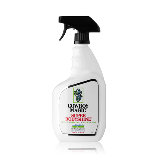 Cowboy Magic Super Bodyshine Fast Dry Repel Dust Detangle Hair 32 Ounce