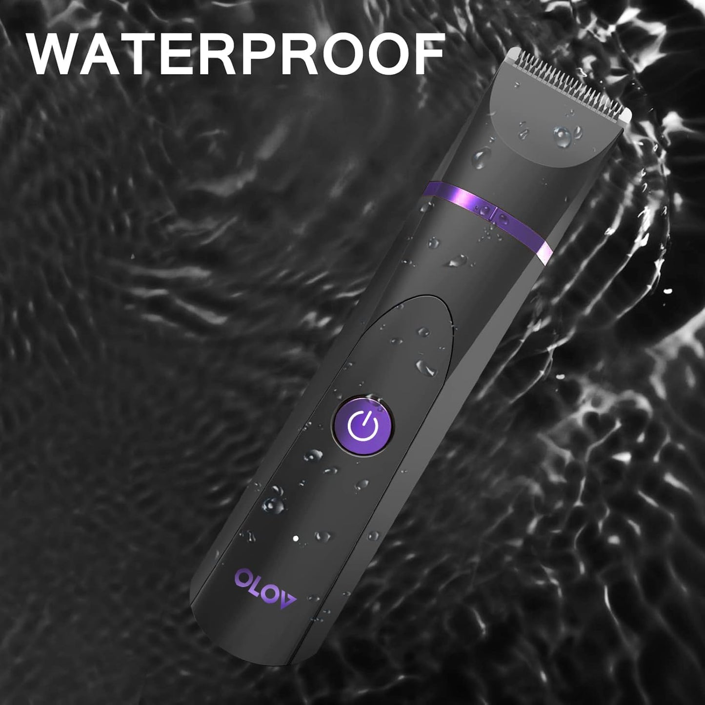 Electric Body Hair Trimmer | Groin & Bikini Trimmer for Men & Women | Waterproof, USB Rechargeable