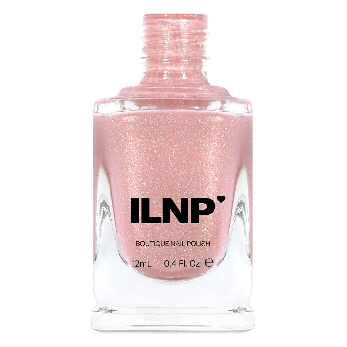 Ilnp Bliss - Soft Pink Holographic Nail Polish