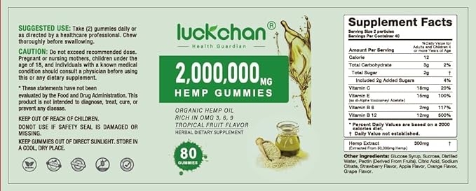 (3 Packs) Hemp Gummies High Potency - Pure Extra Strength Organic Hemp Oil Gummies - 100% Natural Bear Hemp Gummy for Adults