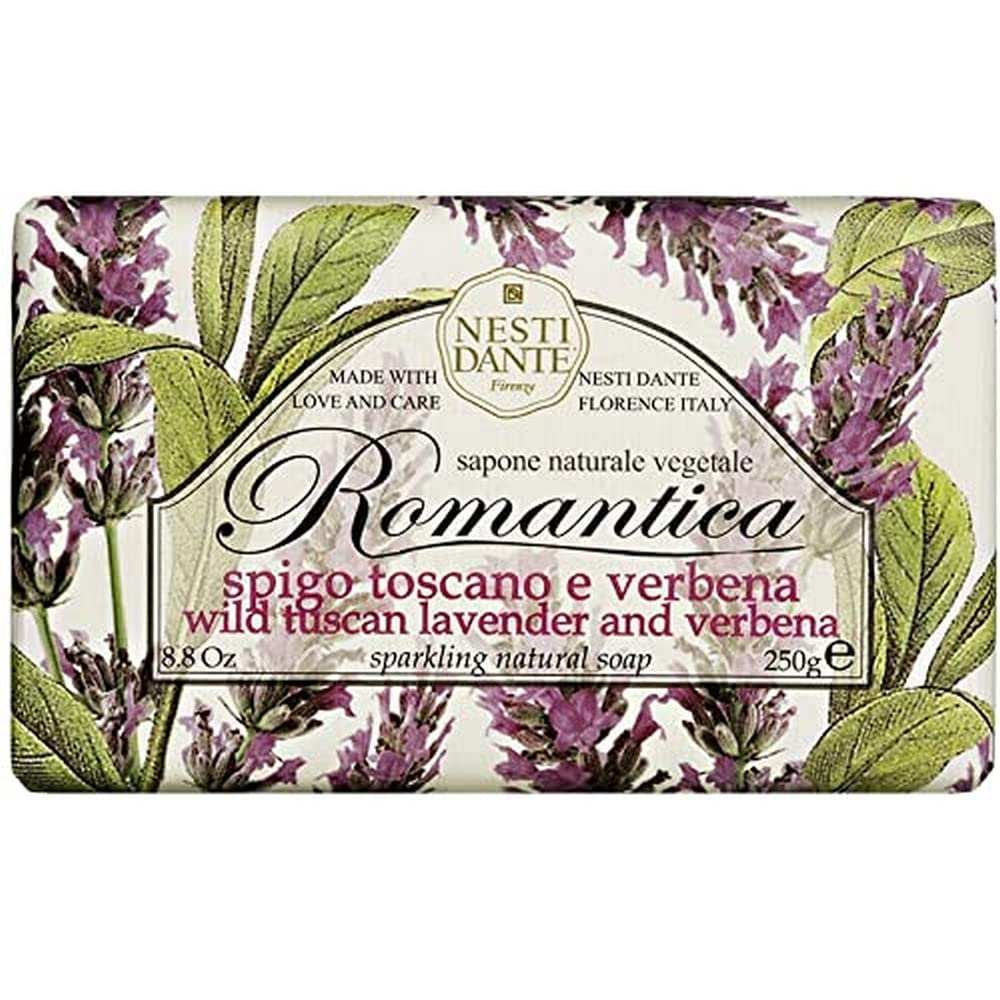 Nesti Dante Romantica Sparkling Natural Soap - Wild Tuscan Lavender & Verbena 250G/8.8Oz