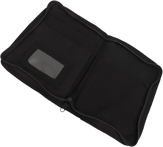 Dioche Car Glove Compartment Organizer 6 Pockets Multifunctional Zipped Design Portable Car Document Holder Universal for