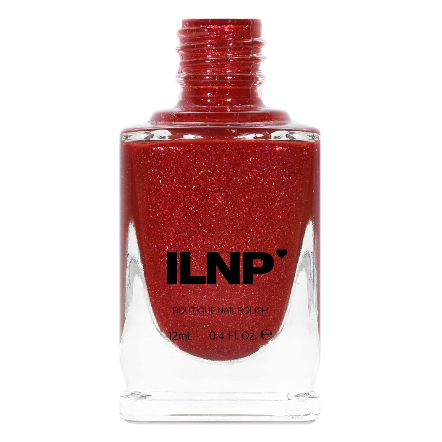 Ilnp Stopping Traffic - Fire Engine Red Holographic Nail Polish