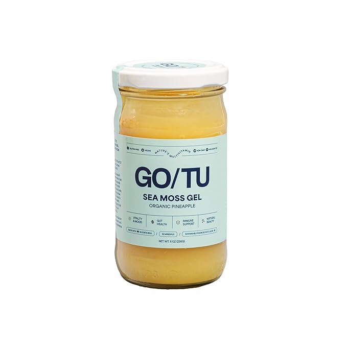Sea Moss Gel – 8oz Pineapple | Pure, Shelf-Stable Superfood | Nature’s Multivitamin