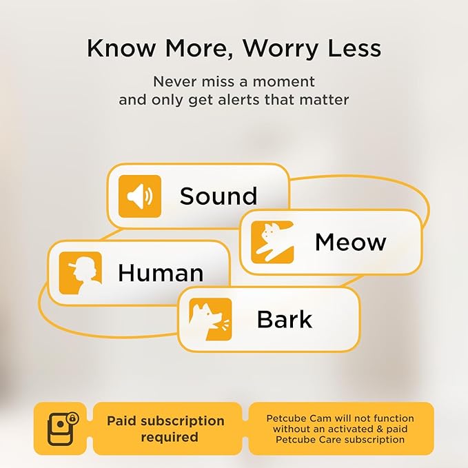 Petcube Security Camera (Cam with Subscription)