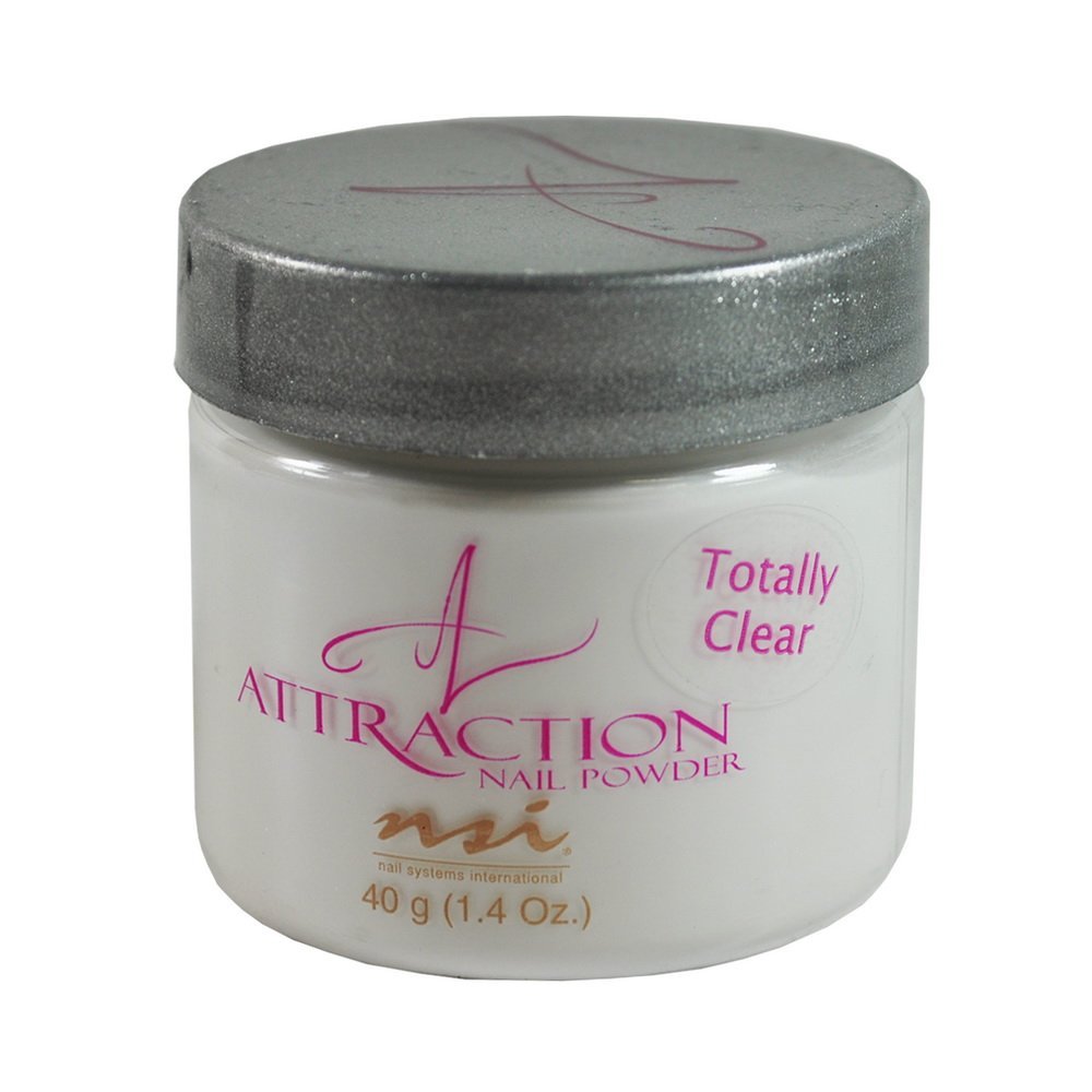 Nsi Attraction Acrylic Nail Powder - Totally Clear - 1 Pack