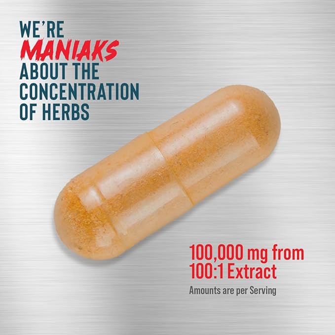 Longjack Tongkat Ali Capsules for Men High Potency 100:1 Extract, 1000mg Per Serving, Herbal Supplement, 60 Capsules
